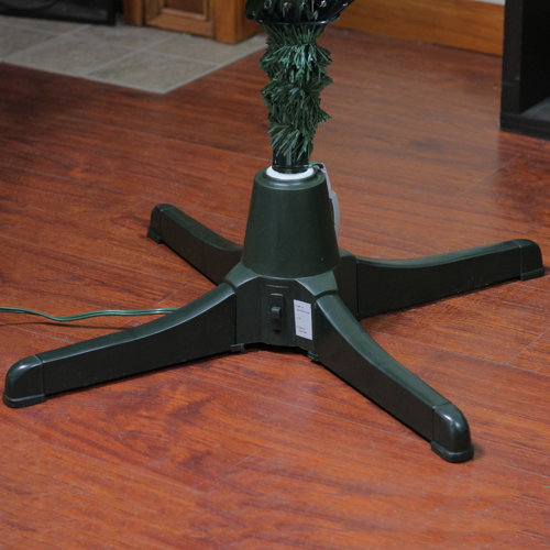 Northlight 24" Green 360 Degree Rotating Christmas Tree Stand for 7.5